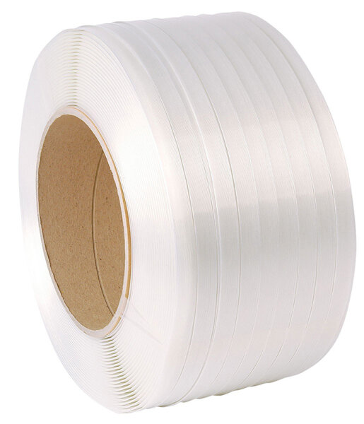 Polyester-Kompositband, 13 mm x 1100 m, natur, 340 kg Reissfestigkeit